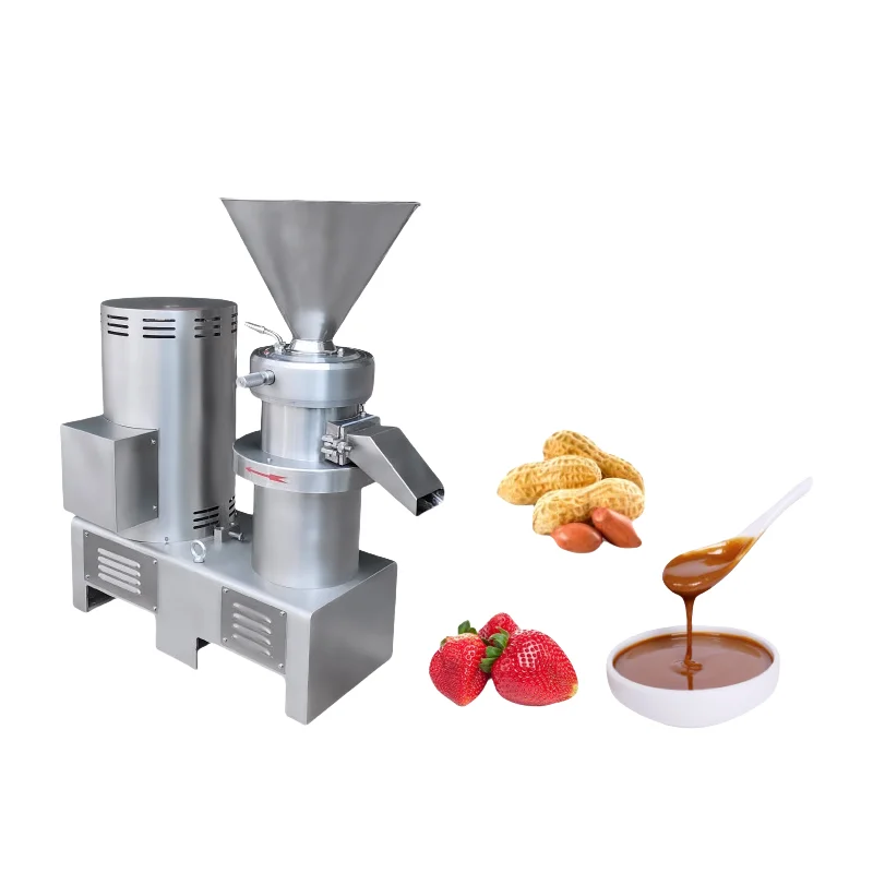 High-Speed Laboratory Cosmetics Colloid Mill Food-Grade Fluid Sesame Paste & Peanut Butter Grinder Nuts Processing Machine