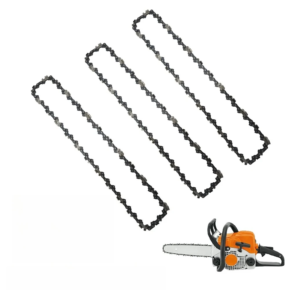 

1 шт. цепь для бензопилы Husqvarna, Steele, Makita, Craftsman, Echo, 12 дюймов, малая, 3/8.050 дюйма, с правым углом звеньев, 22 звена и 44 секции.