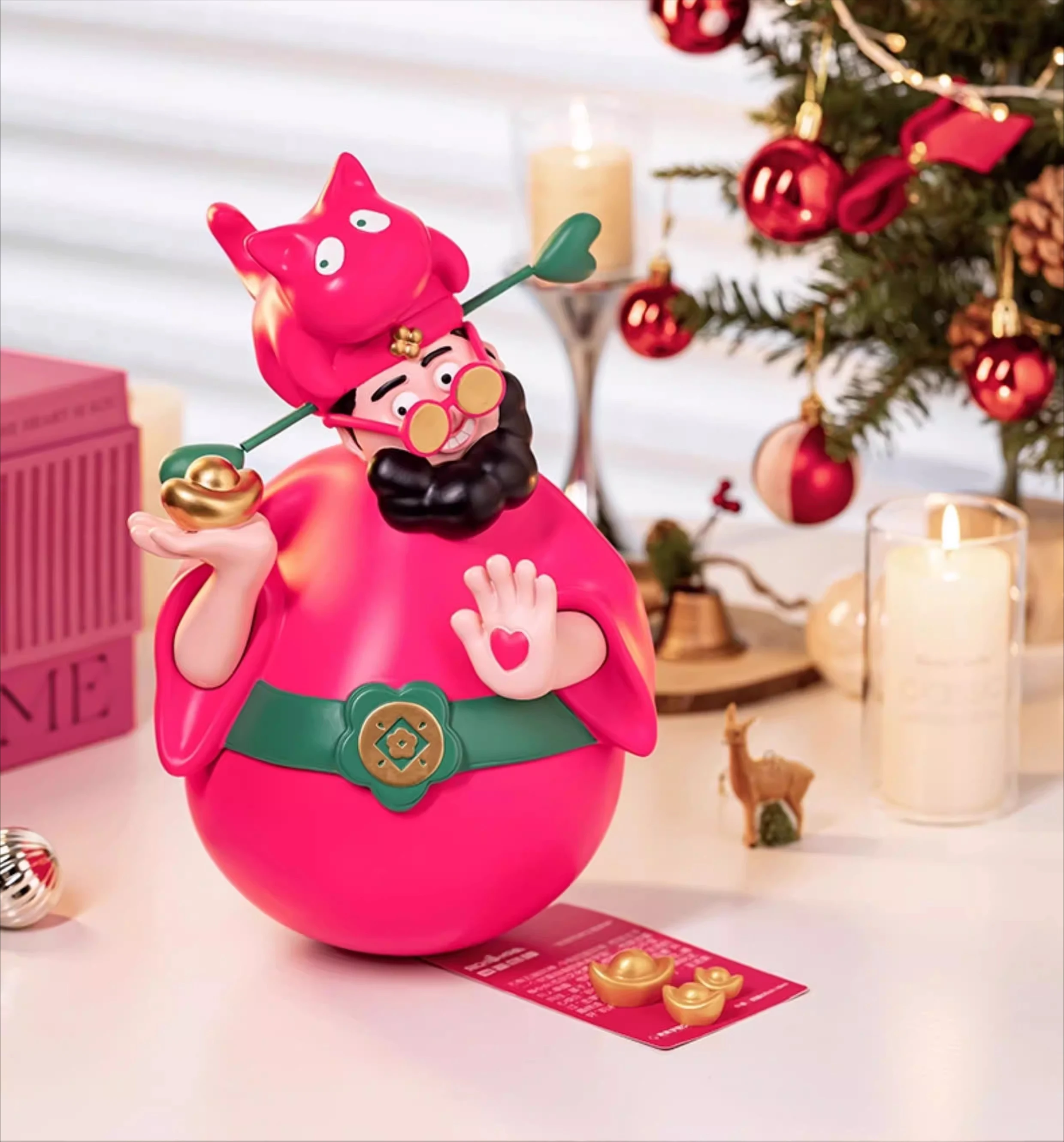 Sixi God of Wealth entrance checkout page decorative ornaments housewarming opening holiday figure gift