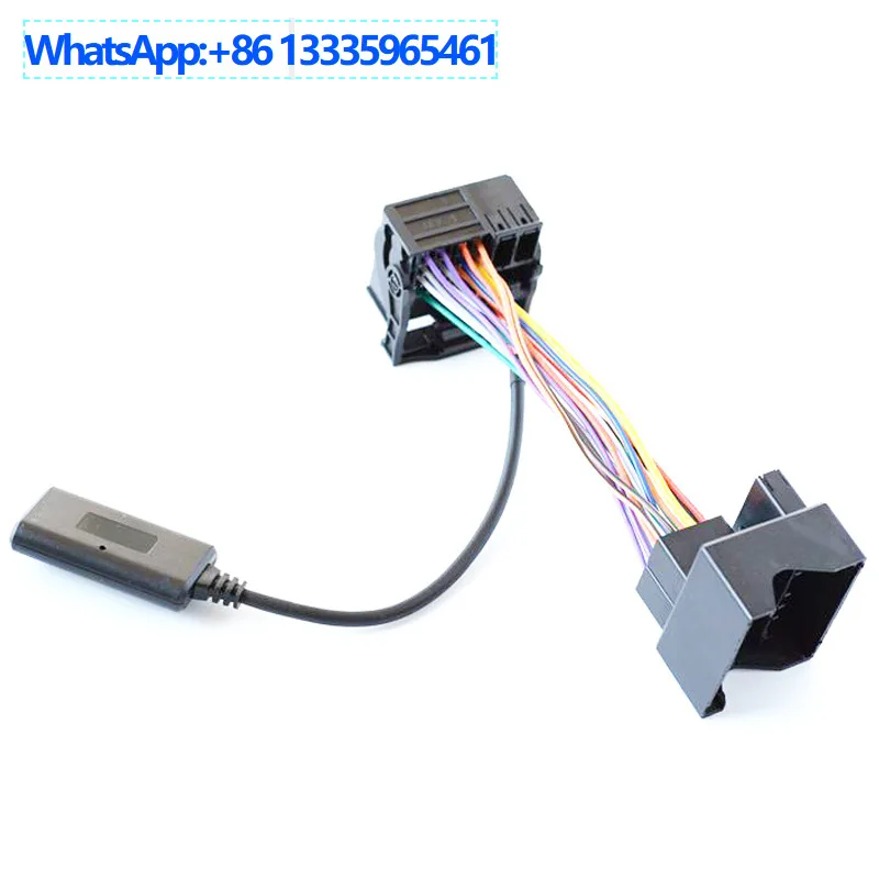 

Подходит для BMW E60 E63 E64 E61 E62 CD12-контактный разъем питания Bluetooth-аудио кабеля AUX