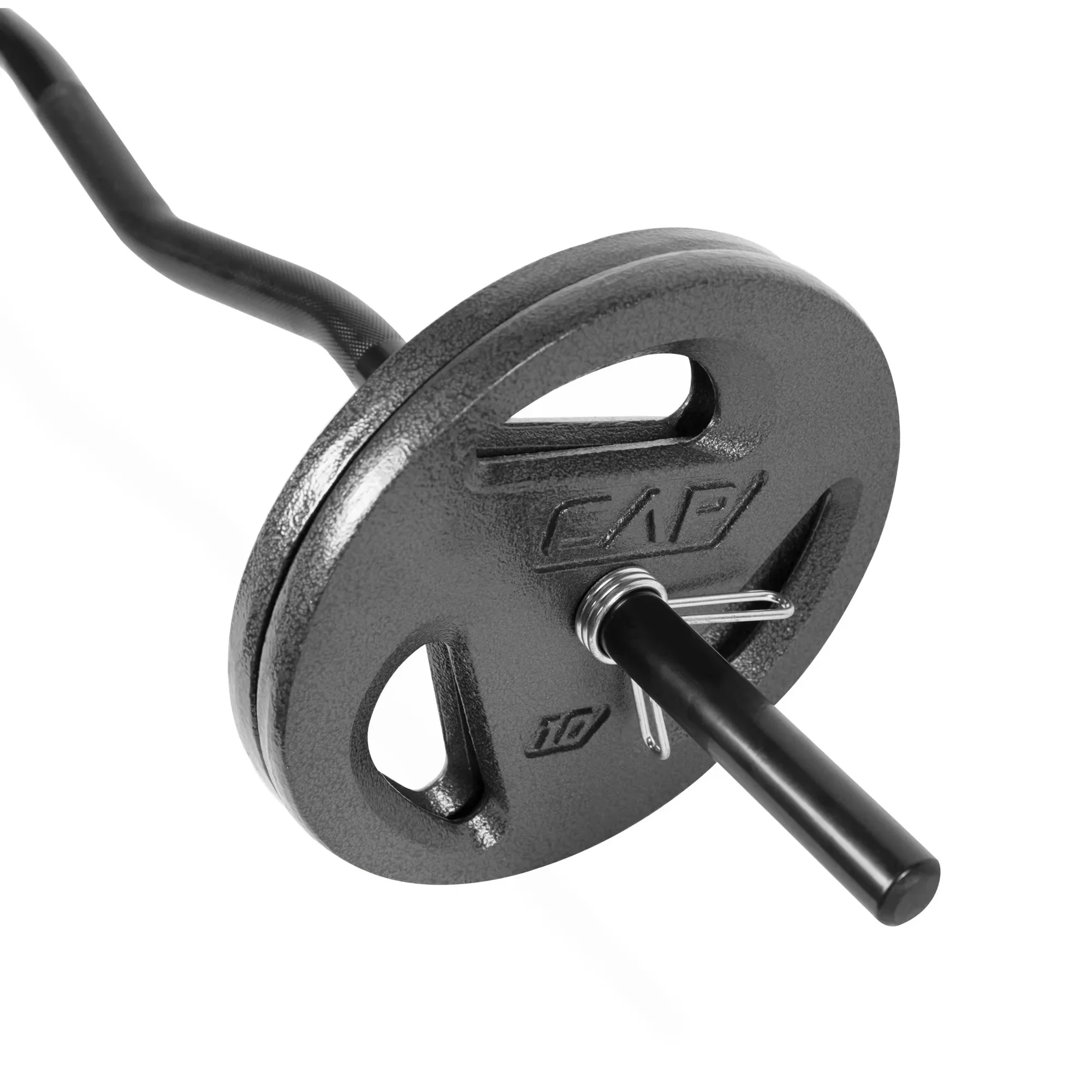 Juego de barra rizada y mango de mancuerna estándar de 1 pulgada, accesorio de barra cromado para gimnasio en casa y entrenamiento de fuerza