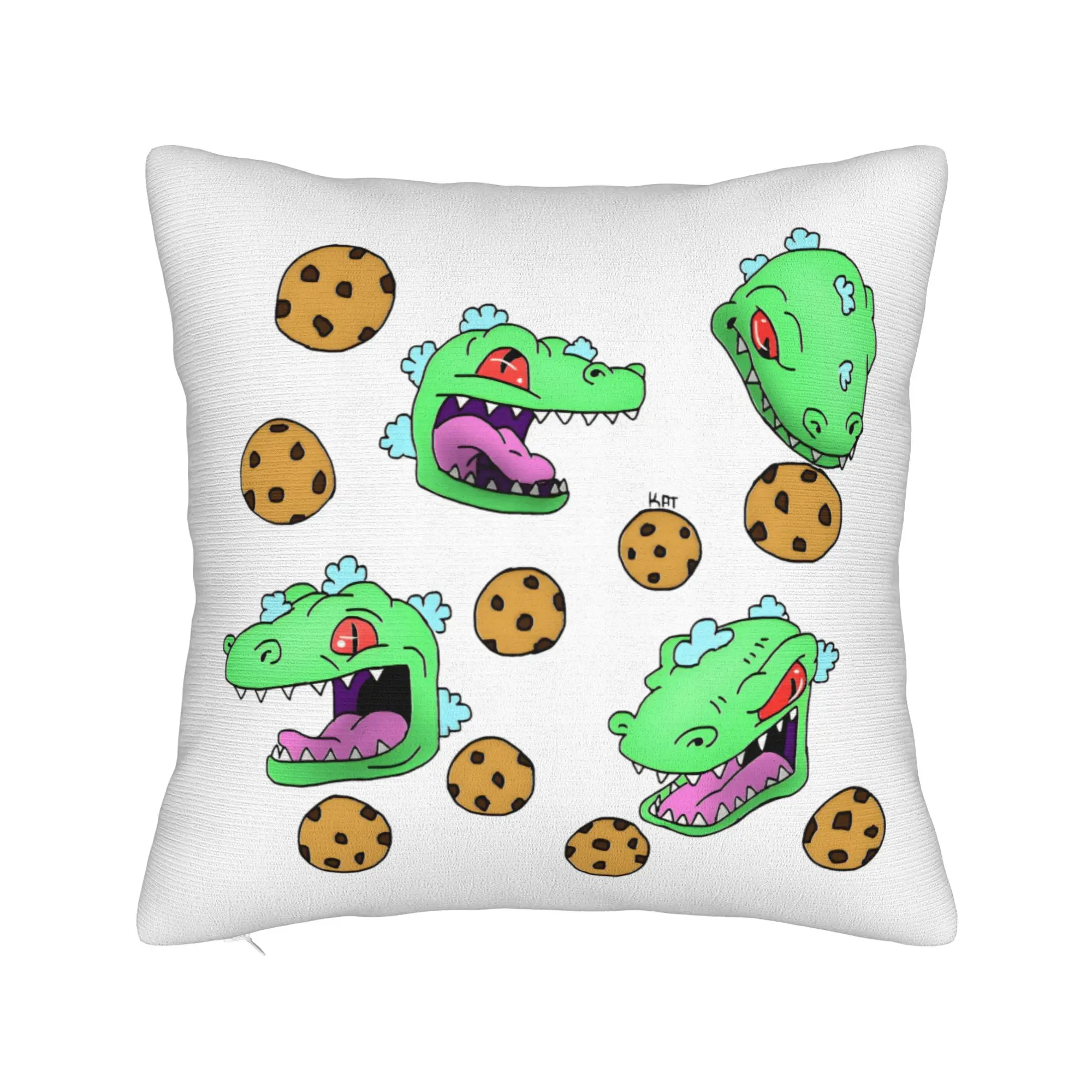Nostalgias Rugrats Pillow Case  Novelty Pillow Cover Print Pillowcases For Sofa Couch Bed Living Room