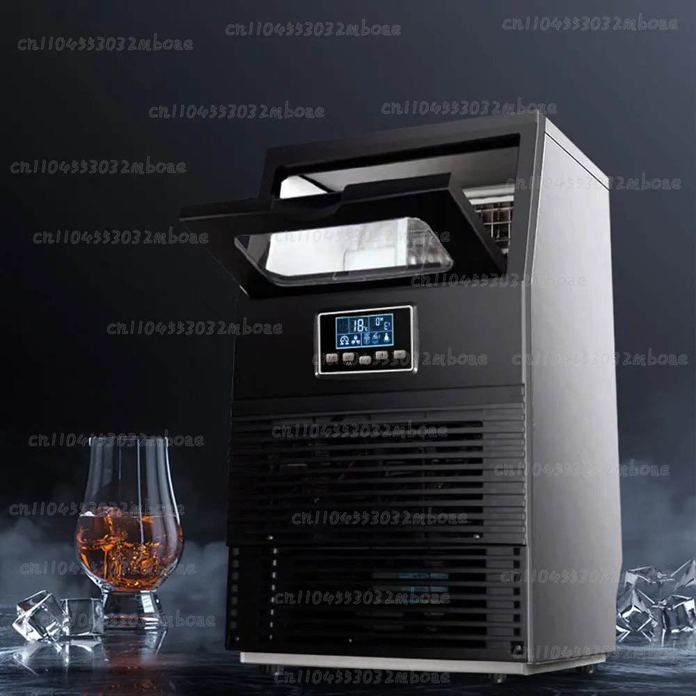 Automatic Ice Maker Machine 55KG Water Inlet Ice Maker Desktop Commercial Cube Ice Machine  fazedor de gelo