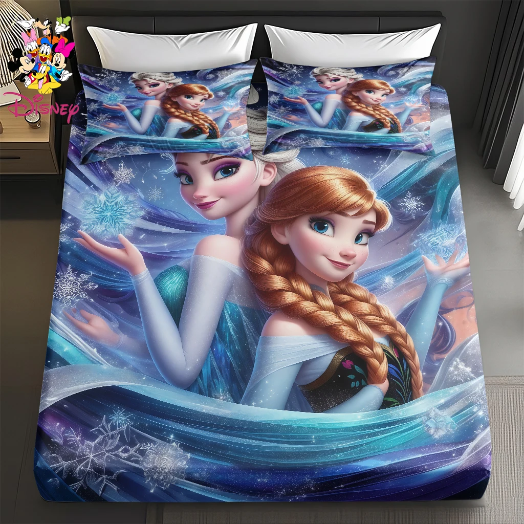 مجموعة ألواح ديزني فروزن المجهزة مكونة من 2/3 قطعة، طباعة رقمية، هدية للعطلات للعائلة والأصدقاء، مريحة ولطيفة وناعمة