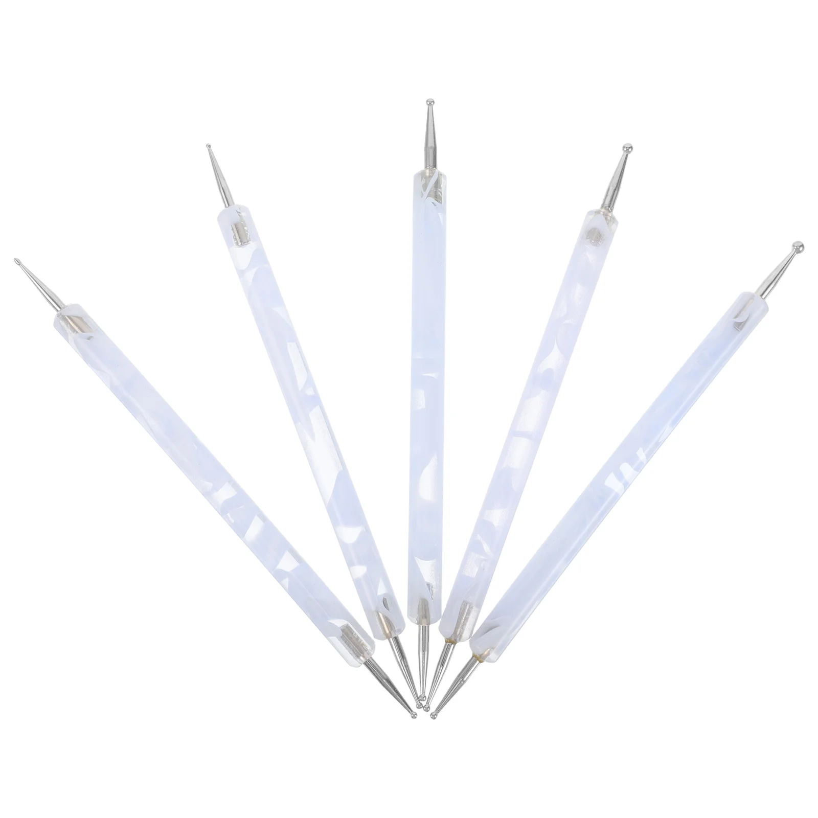 5Pcs Nail Art Dotting Pen Set Double Ended Nail Design Tools DIY Manicure Art Accessories Precise Embossing Kit
