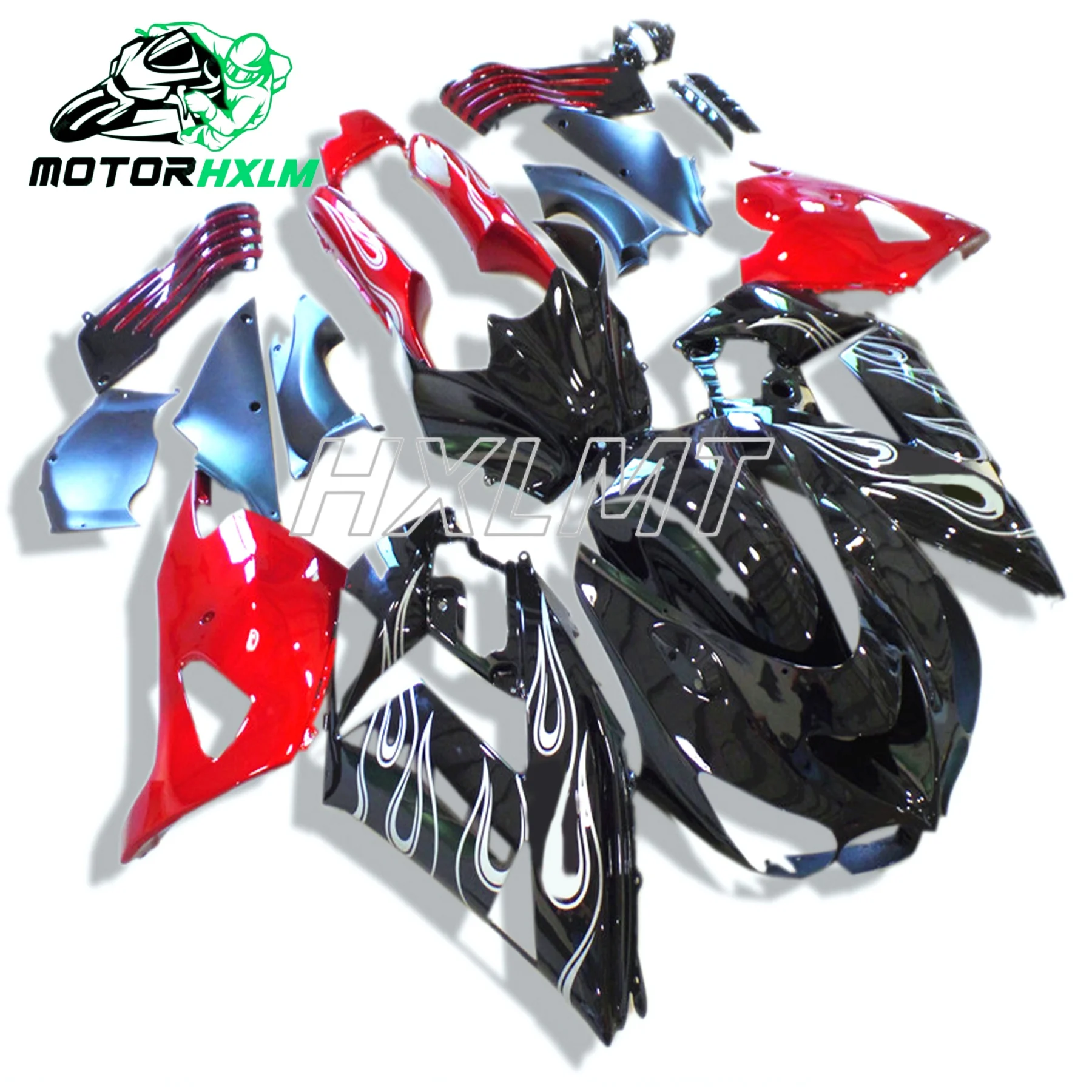

kit for Kawasaki Ninja ZX14R 2006-2011 plastic fairing kits ZX14R 06-11 black golden yello blue