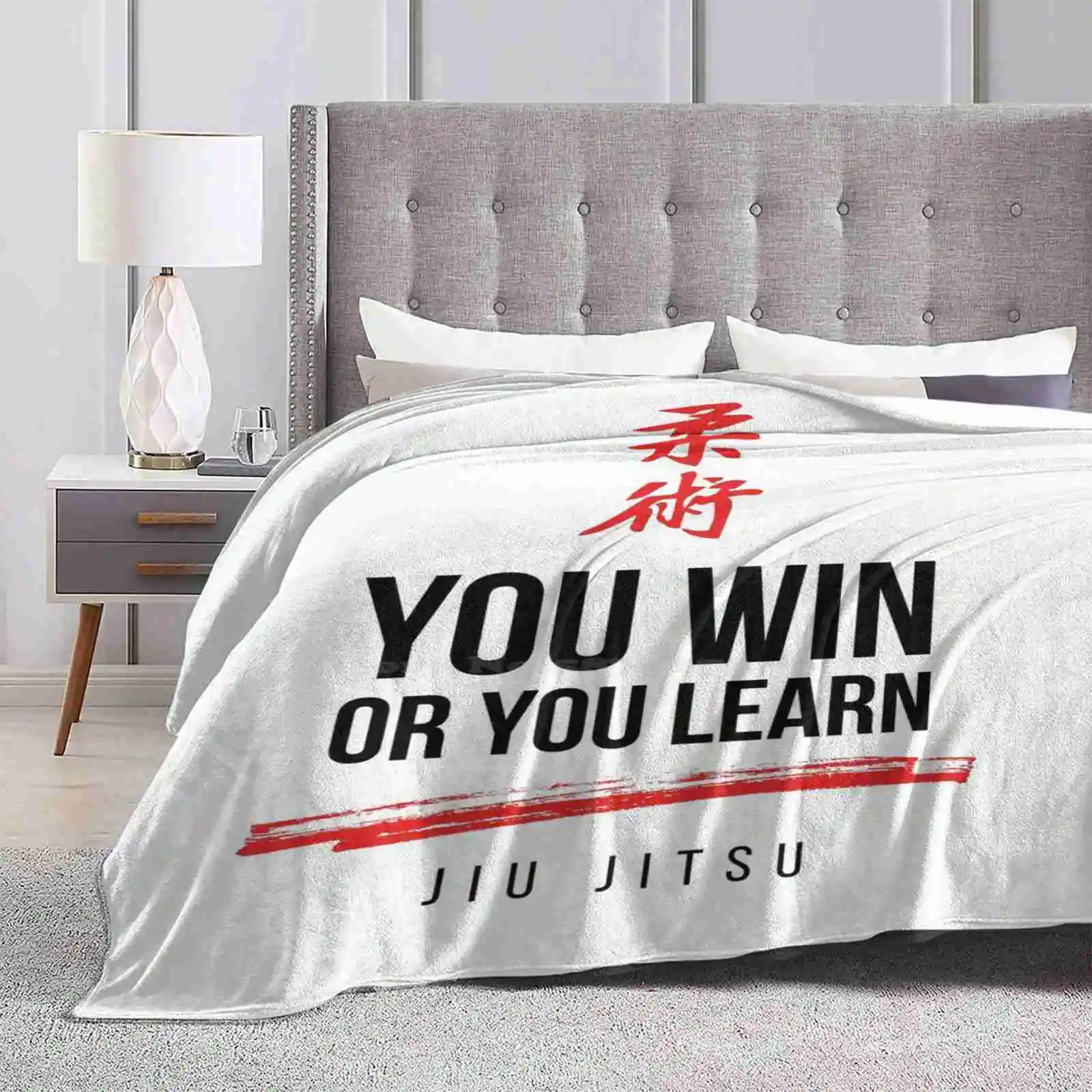 You Win Or Your Learn Dark Jiu Jitsu Super Warm Soft Blankets Throw On Sofa/Bed/Travel Jiu Jitsu For Men Brazilian Jiu Jitsu