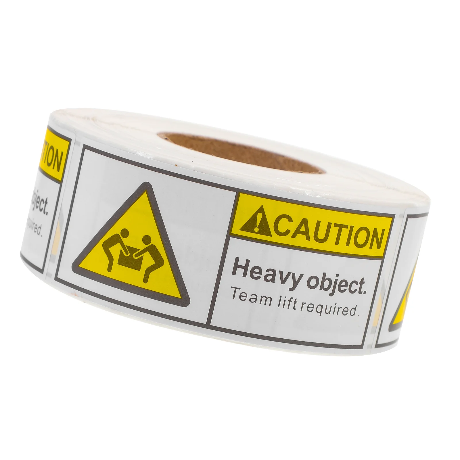 Overweight Sticker Caution Heavy Stickers for Tape Team Lift Label Moving Equipment Object Labels Boxes