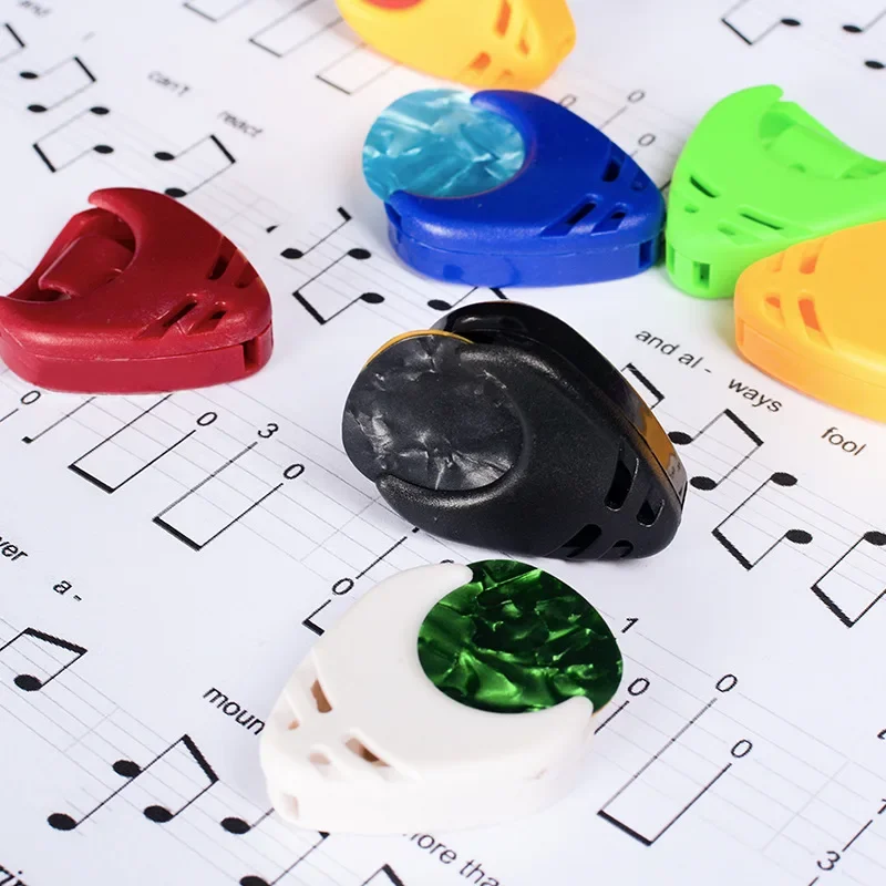 Wholesale Hot 2Pcs Guitar Pick Holder Case Plectrum Case Mediator Quick Storage Guitar Tools Accessories Plectrum Holder Case