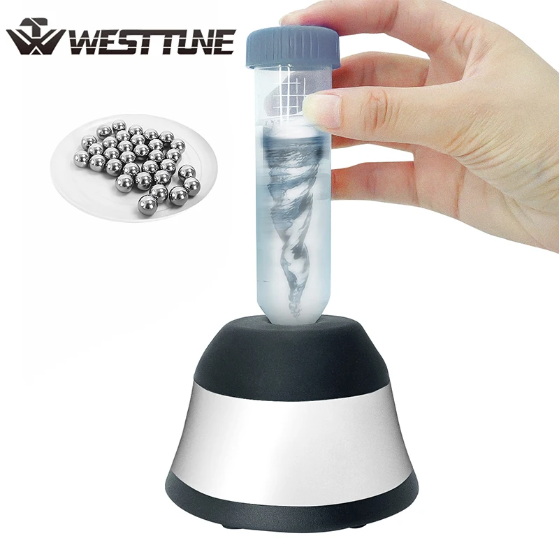 

Westtune Mini Vortex Mixer 3000 RPM High Speed Shaker Laboratory Equipment Use for Test Tube Tattoo Ink Nail Polish