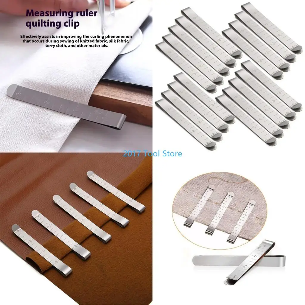 

K92A из измерения измерения из нержавеющей стали 3 -дюймовая линейка измерения швейных зажимов для стегания