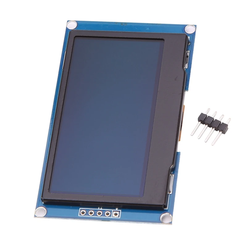 7PIN OLED Display Module, 2.42 Inch OLED Display Module 128X64 3.3V For SSD1309 I2C/IIC Parallel Interface (Blue Text)