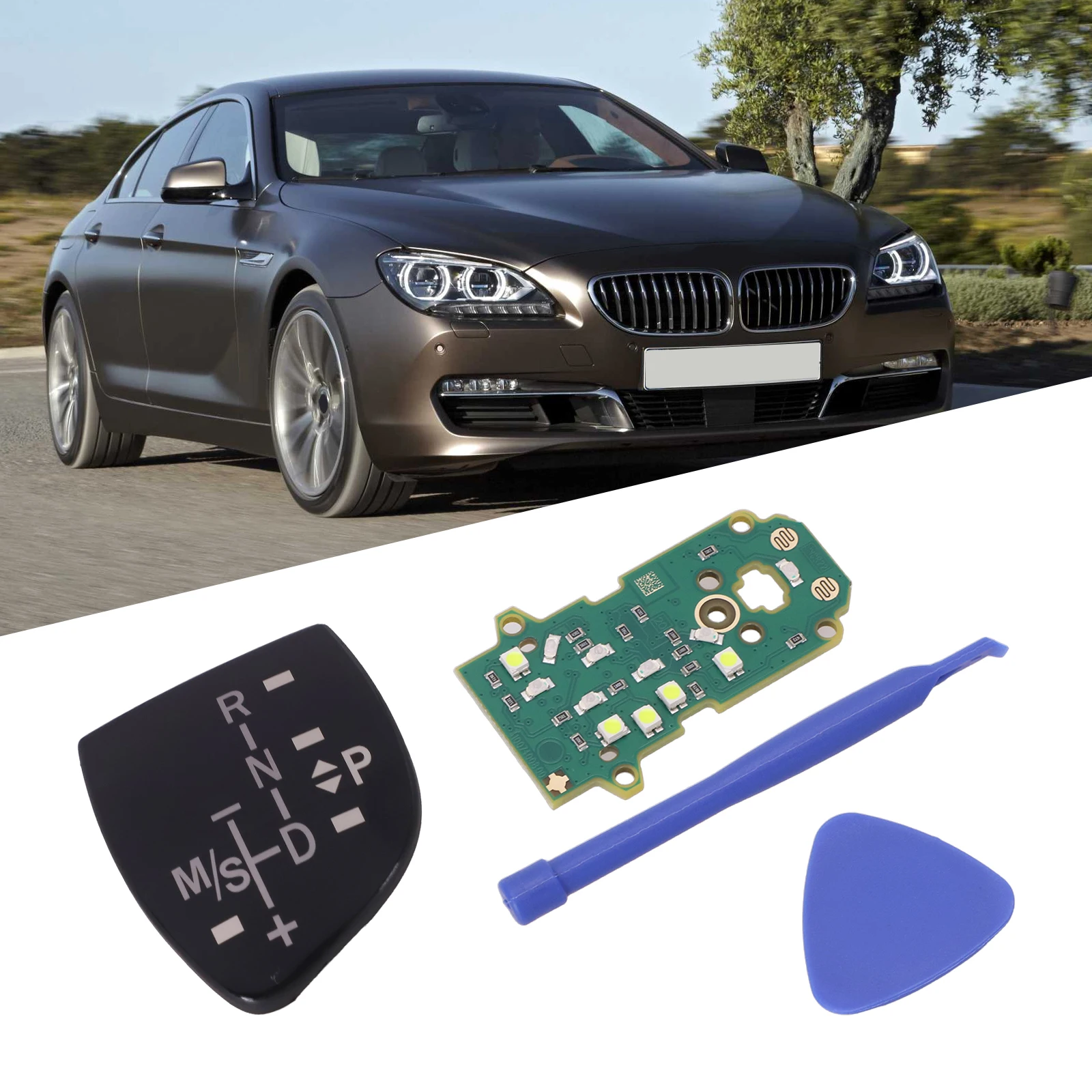 Gear Shift Knob Panel W/LED Circuit Board For BMW Sport 3 4 5 6 7\\\' X5 X6 X3 X4 Exceptional Dura-bility And A Modern Touch
