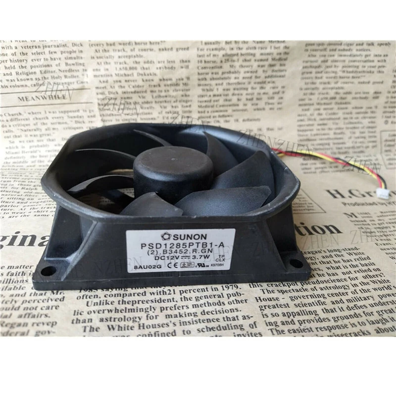 S for SUNON PSD1285PTB1-A , (2).B3452.R.GN 12V 3.7W Smart UF55 Projector Server Fan