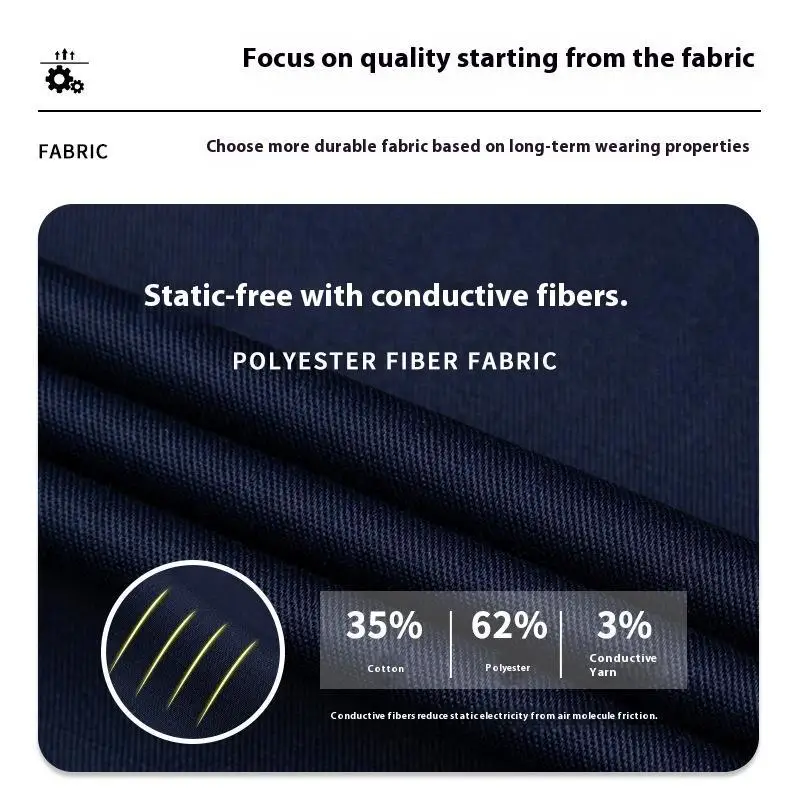 Summer Men's Workshop Workwear Uniform Personalized Print Logo Jacket Workers' Construction Welding Suit Protective Clothing