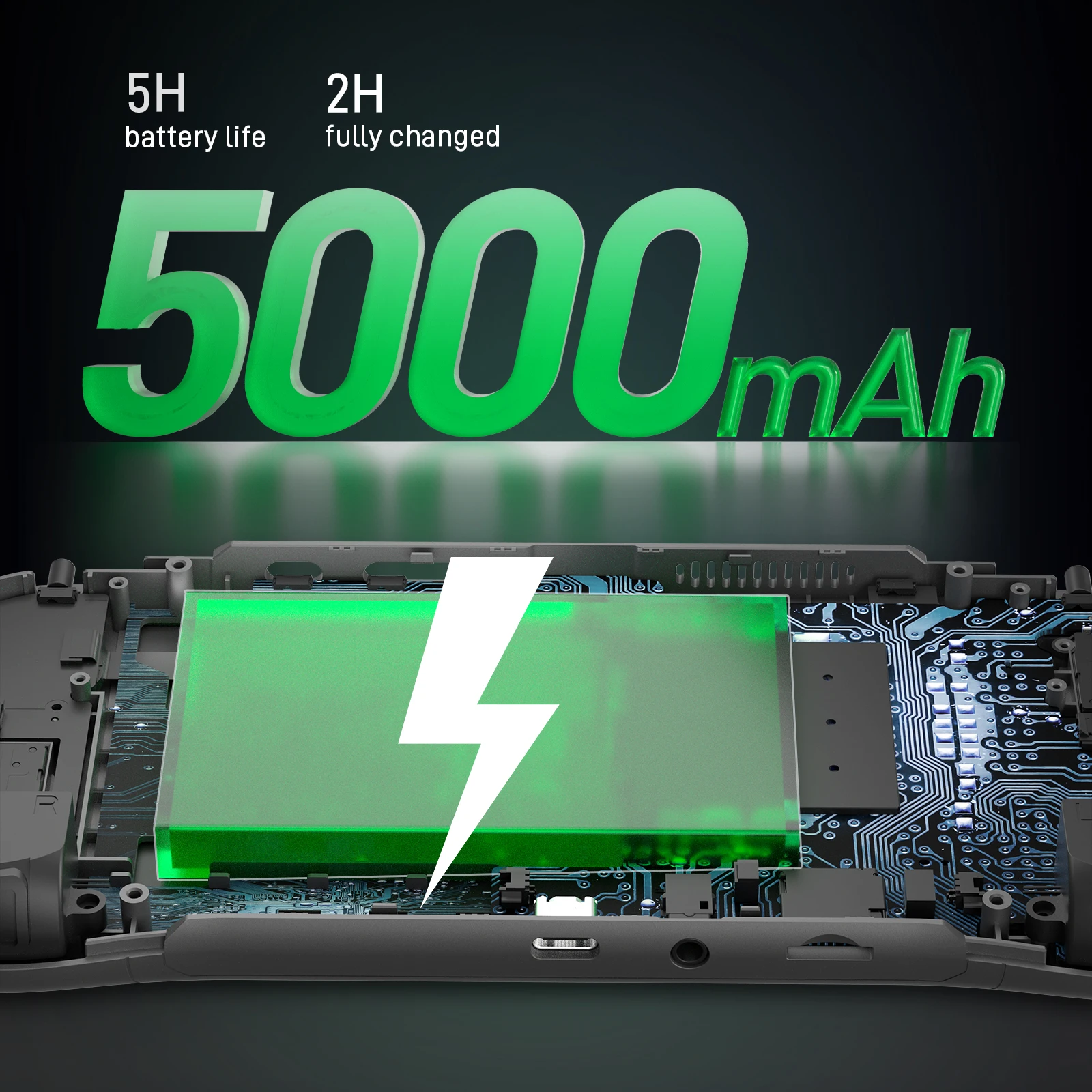 KINHANK K56 وحدة تحكم بجهاز لعب محمول 5.5 بوصة تعمل باللمس 50 محاكيات لـ PS1/PSP/DC/SS أندرويد 14 5000 مللي أمبير WIFI5 مشغل ألعاب ريترو