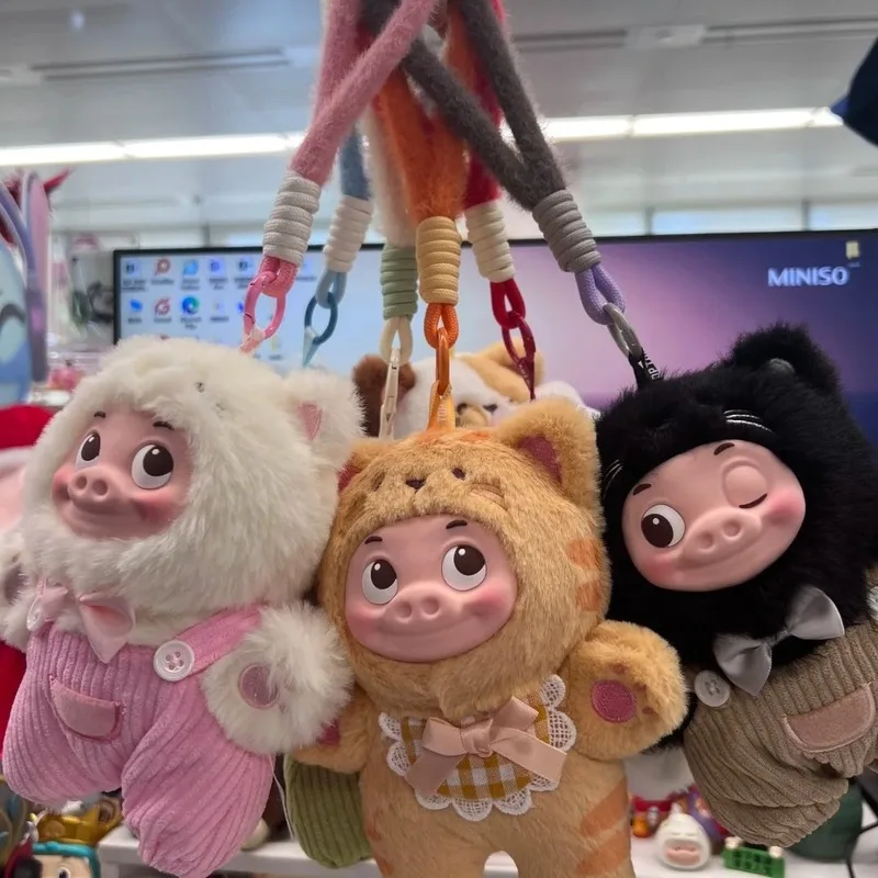 2025 ใหม่ Lazhuzhu GG Bond Pig Surprise กล่องตาบอดไวนิลรูปโดย TOPTOY - พวงกุญแจน่ารักของเล่นสะสมของขวัญ