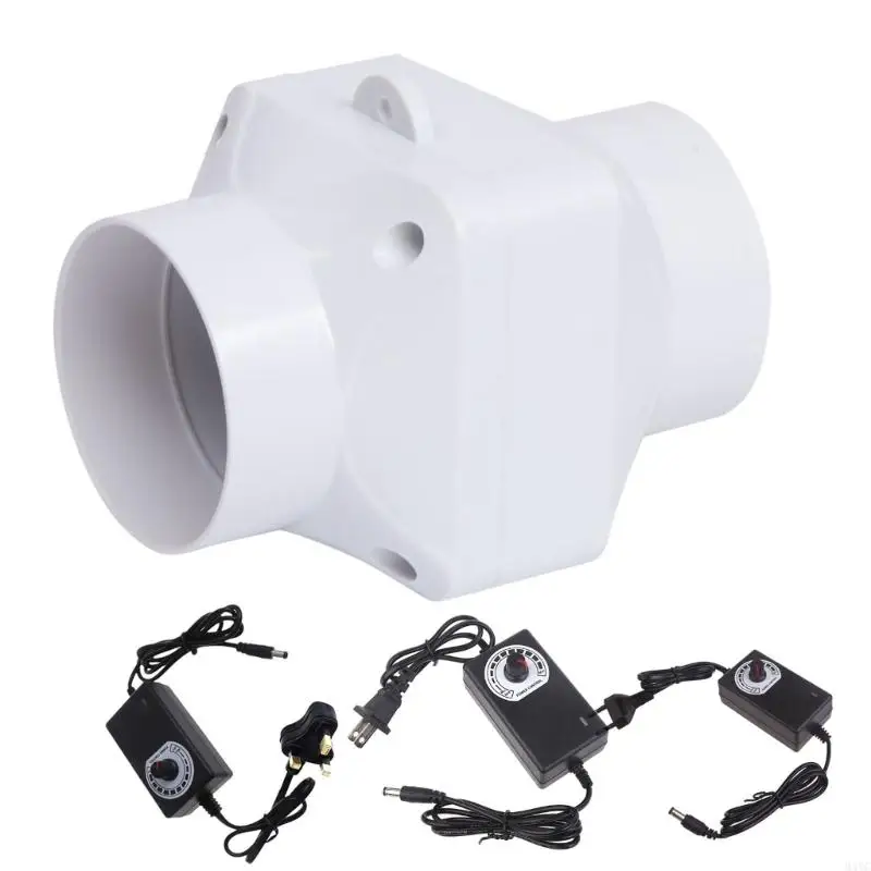 M4YC Strong Air Fan 75mm PVC Pipe Pipe Pipe Fan Fan Fan For Kitchen Bathroom Factory