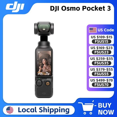 DJI Osmo Pocket 3 Vlogging Camera 1-Inch CMOS &4K/120fps 3-Axis Gimbal…