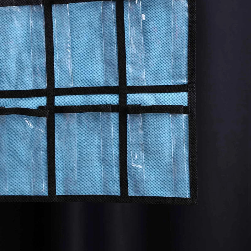 مخطط جيب TTKK 10X لحامل الآلة الحاسبة، 30 مخطط جيب للفصول الدراسية 33.5 × 24.5 بوصة منظم هاتف محمول معلق