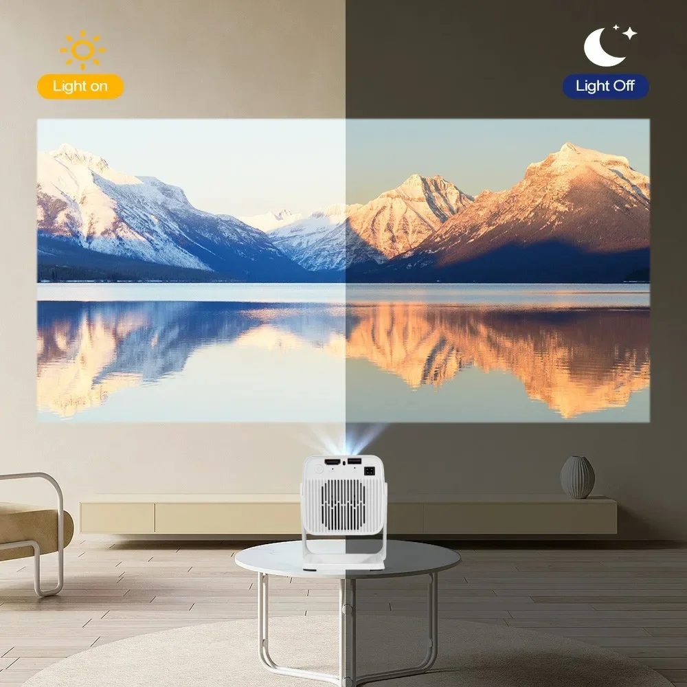 جهاز عرض KIXIN X1 4K Android WiFi6 BT5.4 أصلي 1080P 300Ansi قصير رمي فيديو مسرح منزلي ذكي متعاطي المخدرات proyector Projetor 4K #5