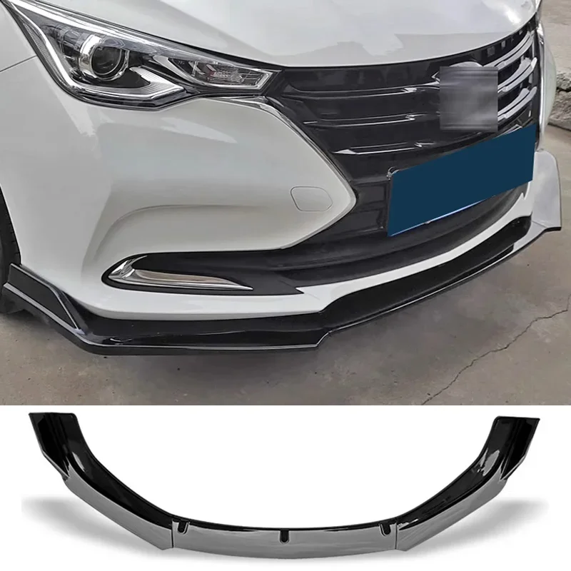 Splitter for Changan Alsvin Front Skirts 2018-2023 Glossy Black Bumper Spoiler Type XH Body Kit