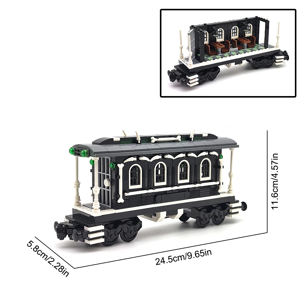 Stadtbahn-Bausteine DIY Modifiziertes Zubehör, Kreatives MOC Montage-Set für Zugwagenausstattung, Basis, Radteile – Detail 14