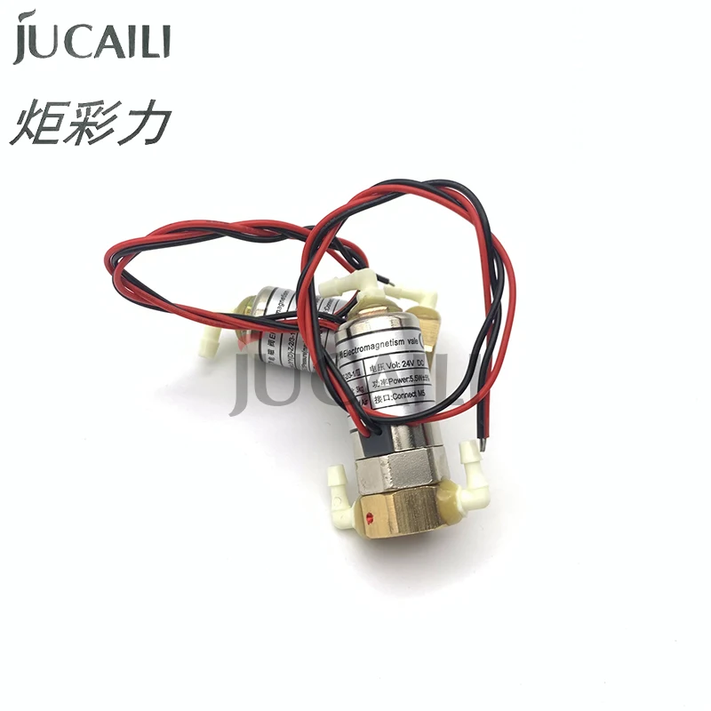 JUCAILI Gold base Electric Solenoid Valve 3Ways for In_fi_ni_ti Phae_ton All_win 24V JYY(D)-Z-2/3 Straight/Bent connector