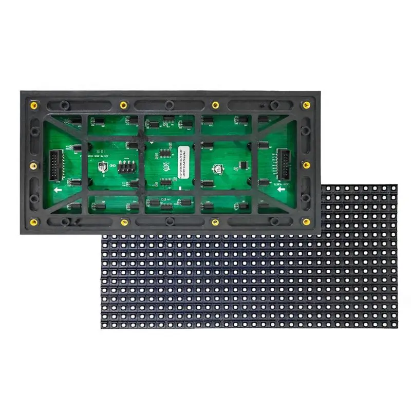 NEW HOT In Stock-P8 LED Matrix Panel RGB Full Color LED Display Module 256X128mm 32X16 Led Sign Module IP65 Waterproof For Indoo