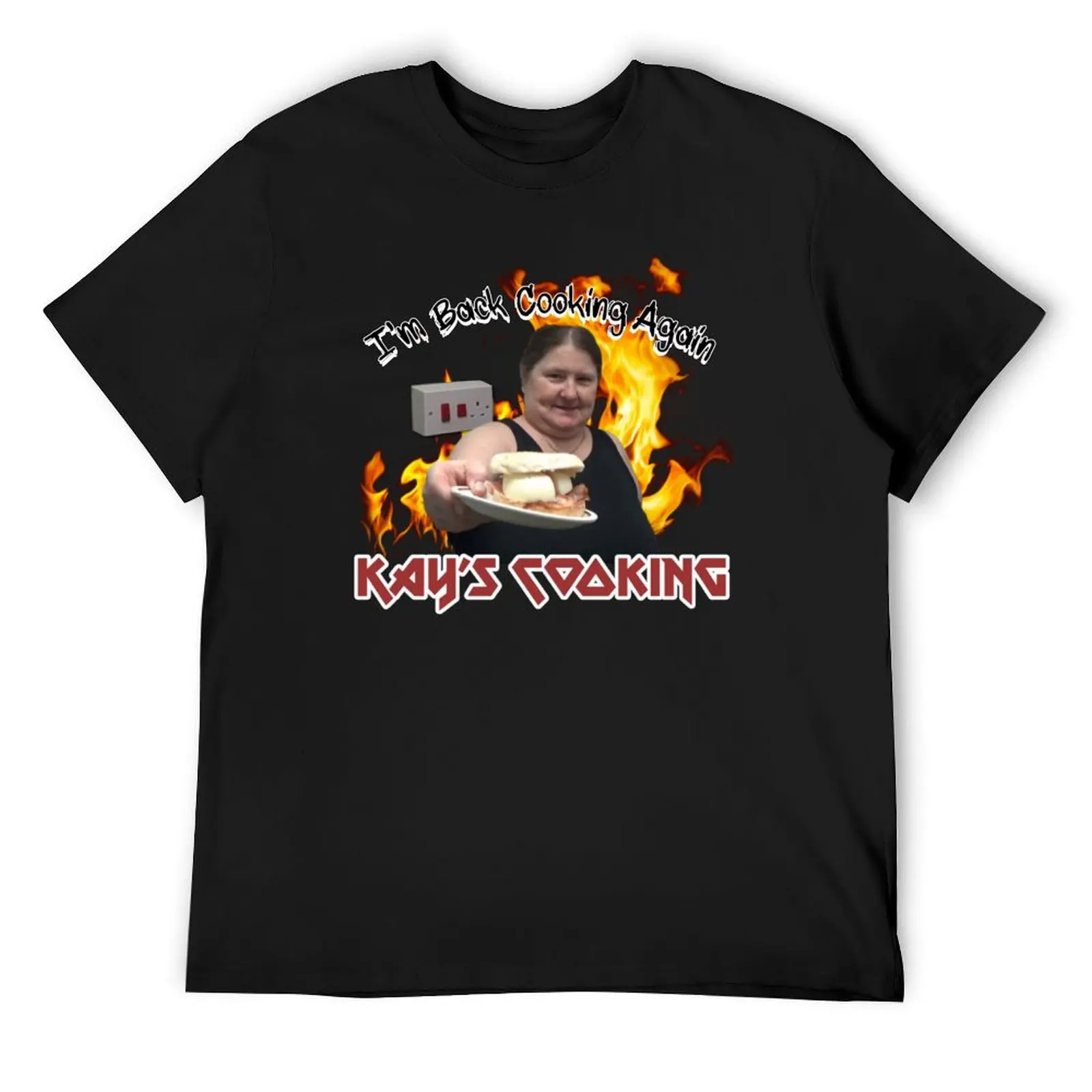 

Kay's Cooking - I'm Back Cooking Again T-Shirt football t shirt man clothes shirts graphic tee men