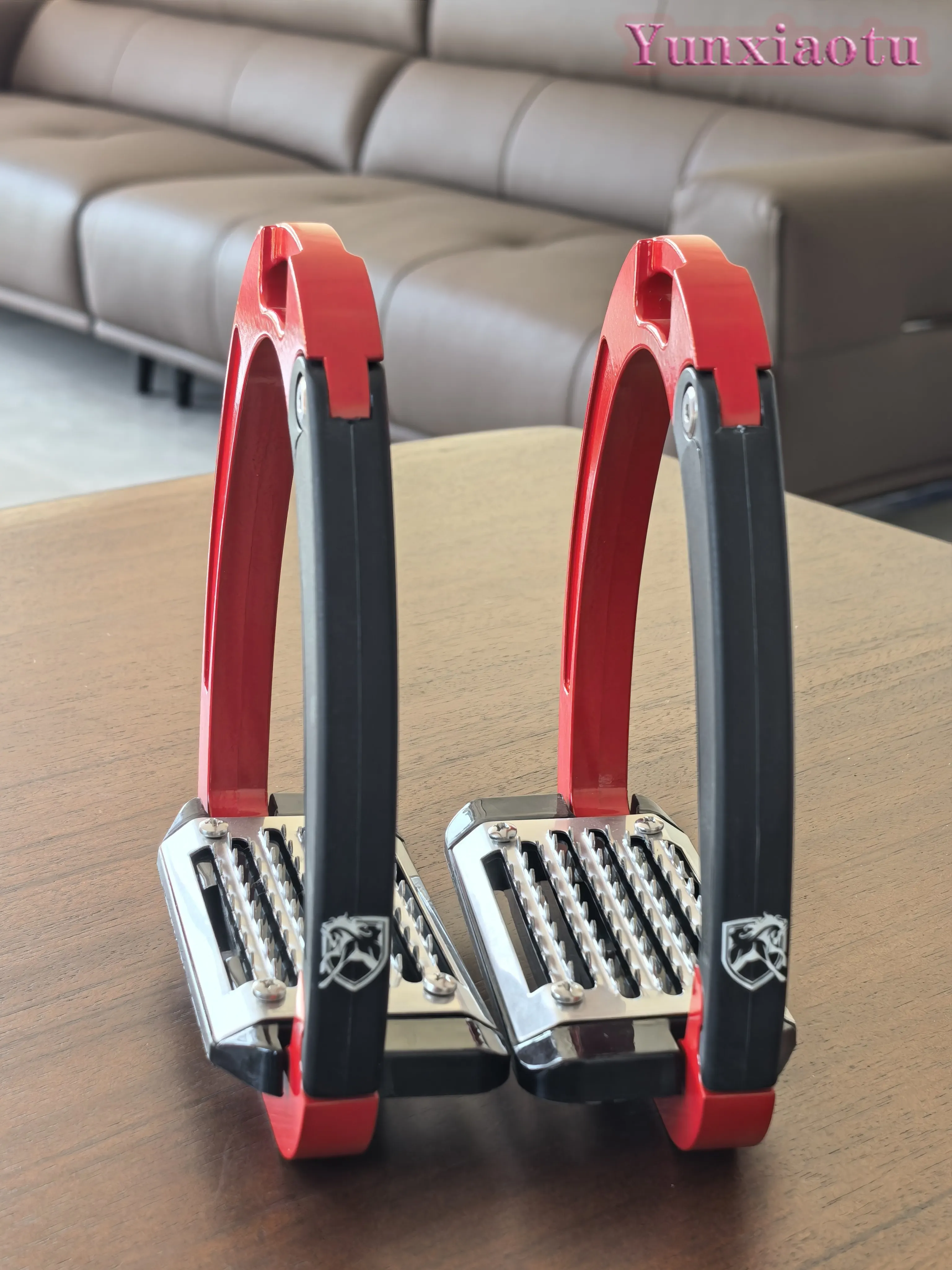 Material Equestrian Equipment Complete Set Safety Stirrups 125mm Saddle Accessories Aluminum Alloy