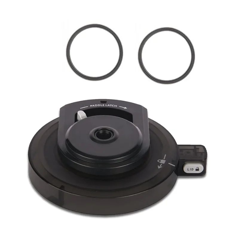 B25B استبدال قابلة لإعادة الاستخدام كريم غطاء وعاء مع حلقة لإحكام الإغلاق لسلسلة النينجا NC500/NC501 NC501C صانع الآيس كريم الغطاء الخارجي