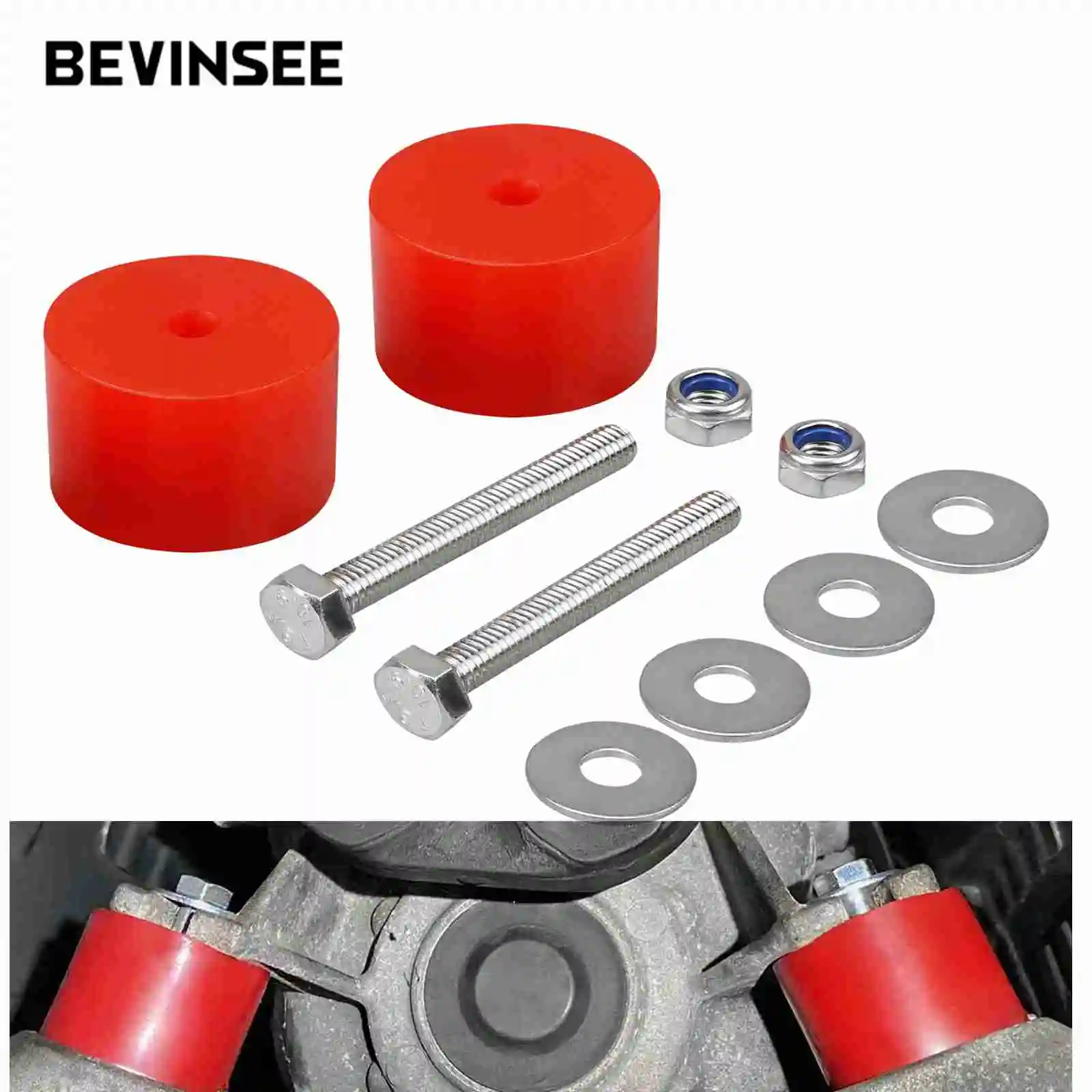 

BEVINSEE Manual Poly Transmission Drift Mounts Bushings Sets for BMW E90 E92 E93 E82 E88 E36 E46 E30 Z3 Z4 22316799331