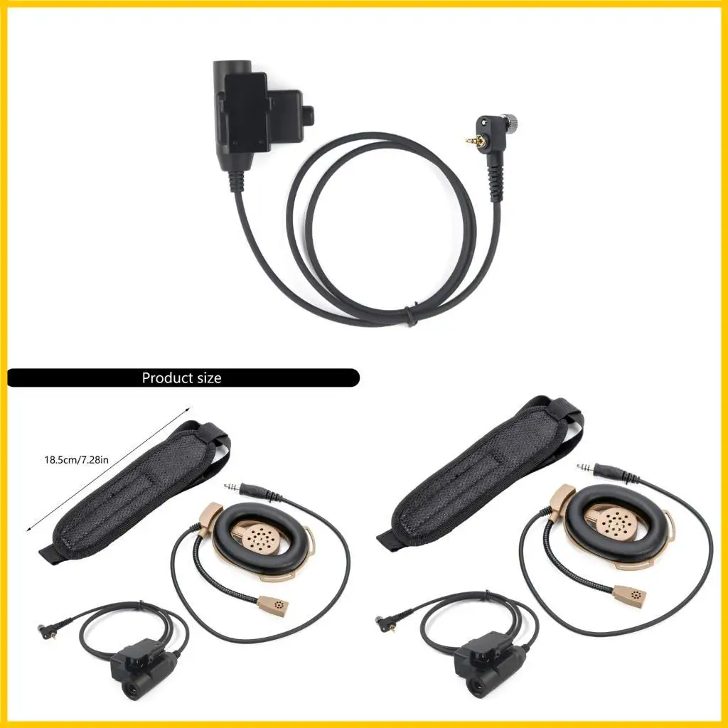 Headset With High Sensitivity Microphone And MTP850 U94 PTT for HT1000