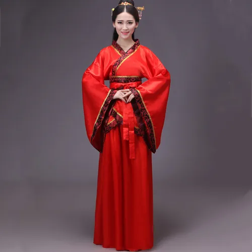 Imagen 1 del producto Conjunto de 2 piezas de falda superior Hanfu para mujer, uniforme de disfraz, Ropa de Cosplay, traje étnico de princesa Tang, Ropa tradicional china para mujer