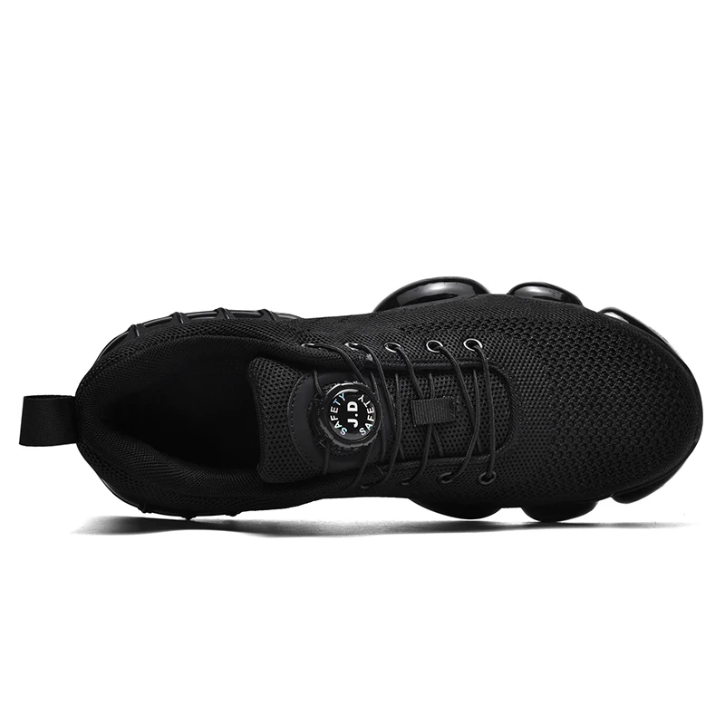 Steel Toe Protective Men's Safety Shoes Breathable Puncture Resistant Reinforced Sole Men's Work Shoes Men's Fashion Sneaker