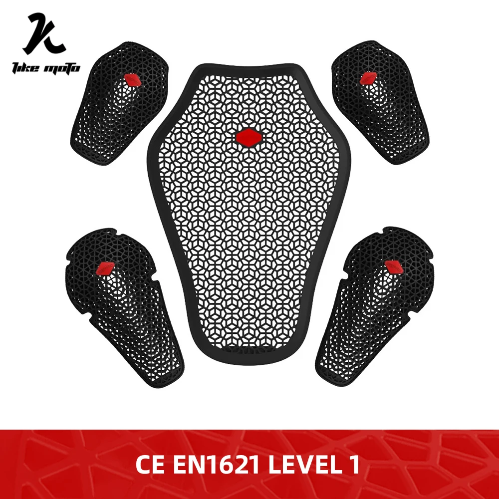 

CE Level 1 Moto Cross Motorcycle Back Elbow Knee Shoulder Chest Hip Jacket Insert Gear Armor Racing Protect Protection Protector