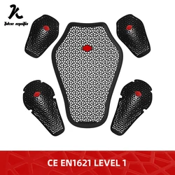 Armure de Protection pour Moto, Niveau 1 CE, pour le Dos, le Coude, le Genou, la Poitrine et les Hanches