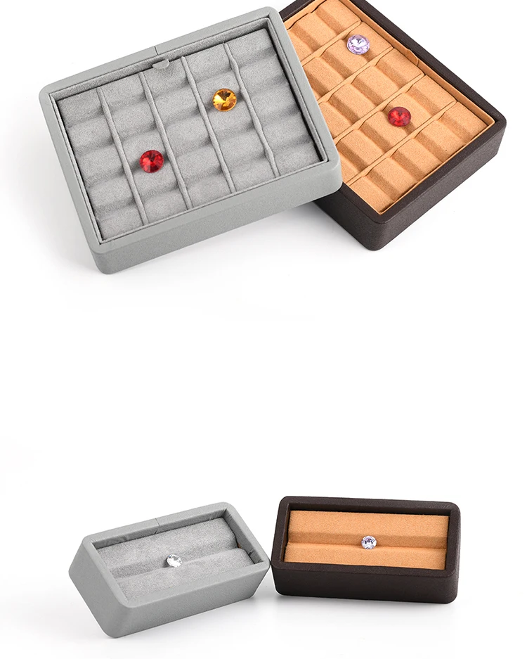 Quality Loose Diamond Color Grading Sorting Display Case Gems Holder Jewelry Gemstone Organizer Tray Bead Stone Storage Showcase