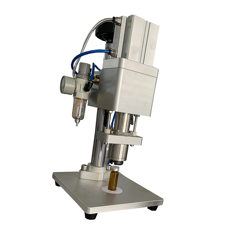 

\Tabletop Electric Oral Liquid Capping locking Machine Vials Capping Machine Flip Top Capping Crimper