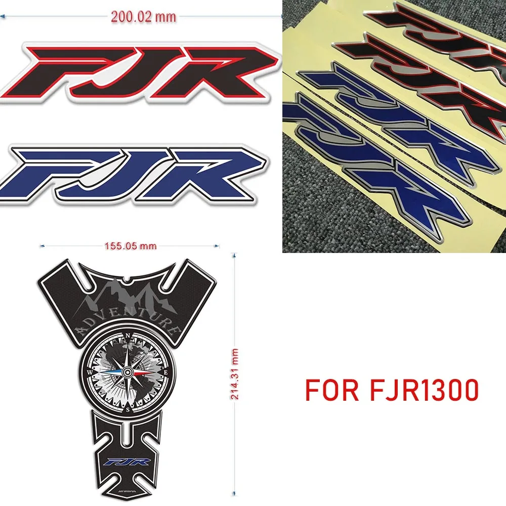 

For Yamaha FJR1300 FJR 1300 Motorcycle Stickers Decal Battery Cover Emblem Side Fairing Symbol Mark Sticker