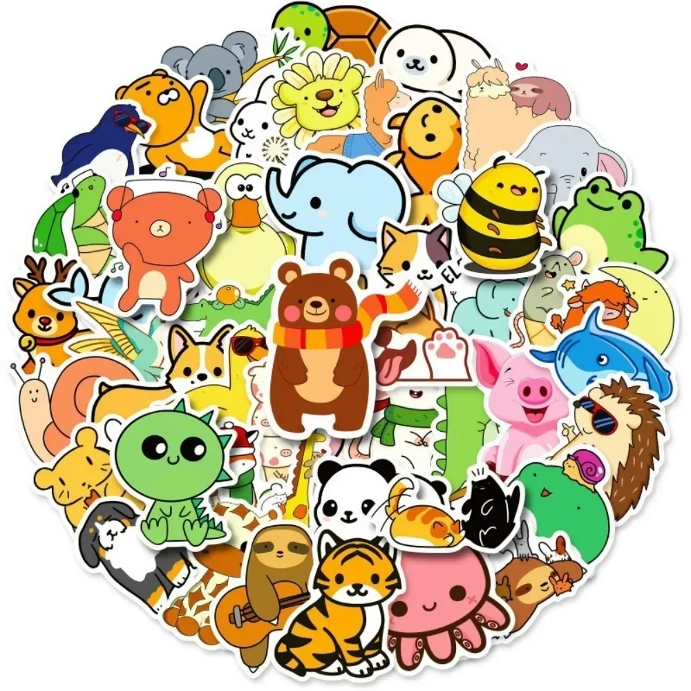Vibrant Astronaut & Nature Landscape Sticker Pack 50 Sheets, Graffiti Cartoon Stickers for Suitcase, Laptop Giajar Sticker Store