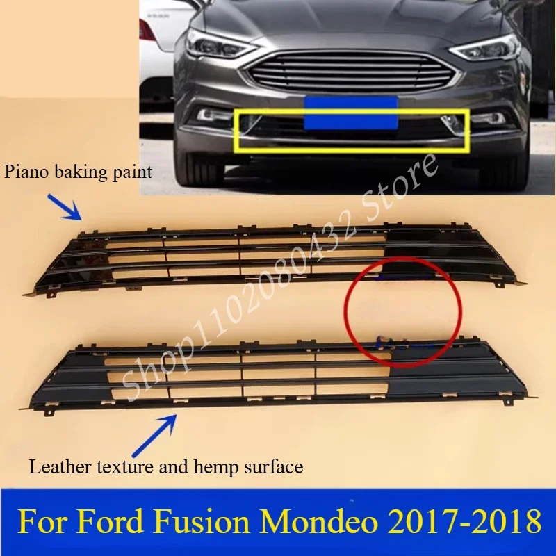 For Ford Fusion Mondeo 2017-2018 ABS Lower Grille for Mondeo Car Front Lower Bumper Grille