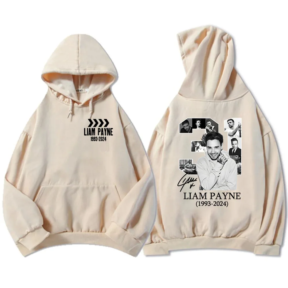 1993-2024 Liam Payne Hoodies Winter Casual Hooded Men/Women Sweatshirts Unisex Hip Hop Ropa Hombre Sudaderas Graphic Pullovers