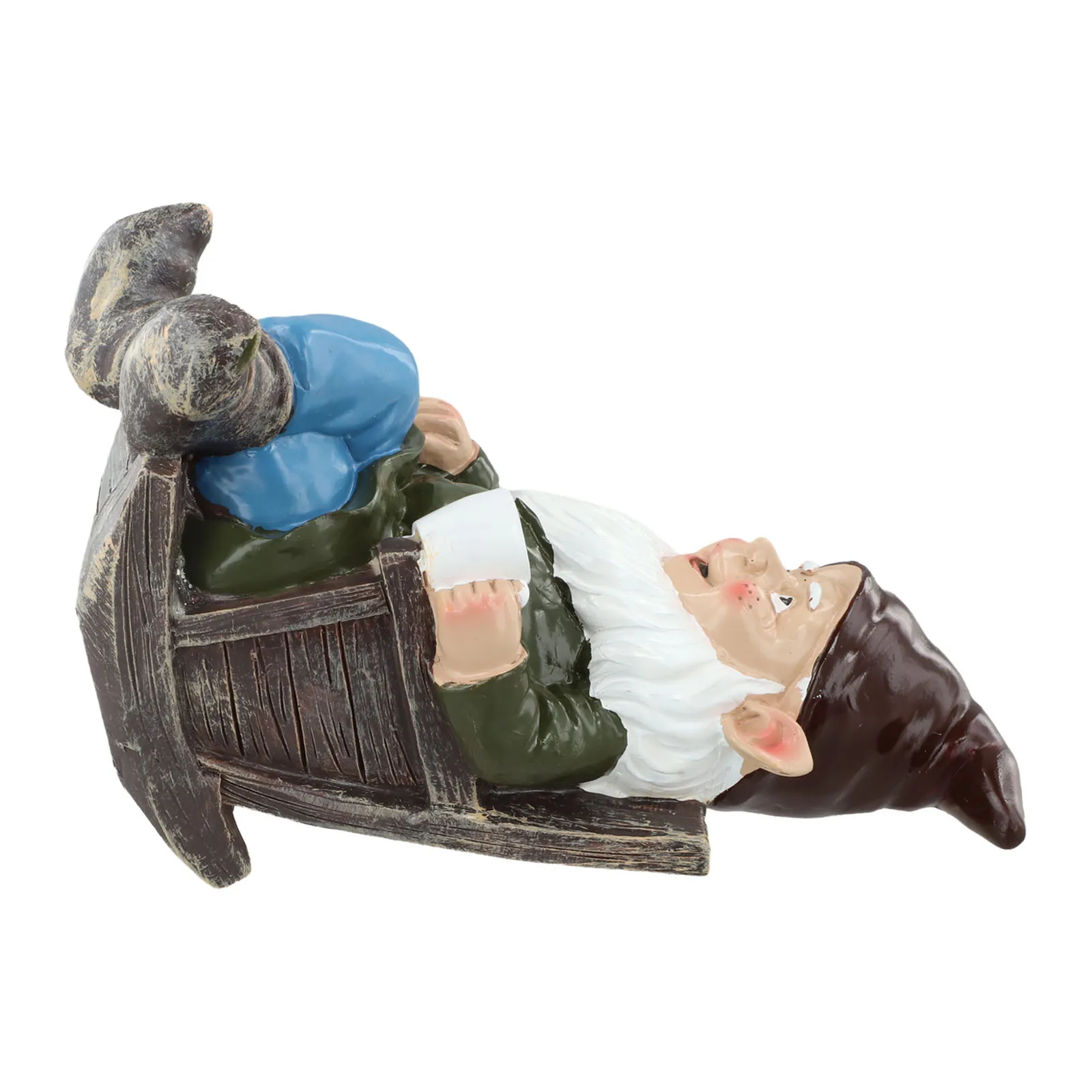 Gnome Figurine Dwarf Resin Decoration Cozy Retreat Outdoor Living Area for versatile Placement Resin Material Charming Design