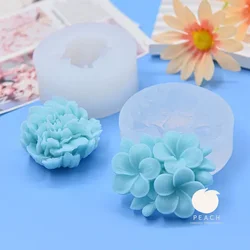 Carnation Flower Silicone Cake Mold 3D Fondant Mold Cupcake Jelly Candy Chocolate Cake Decoration Kitchen Baking Tool Moulds