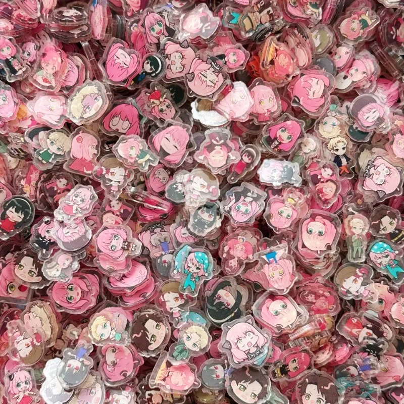 Cartoon Anime acrylic patch Naruto Jujutsu Kaisen SPY FAMILY SLAM DUNK cute Hatsune Miku 2cm handmade DIY accessories wholesale