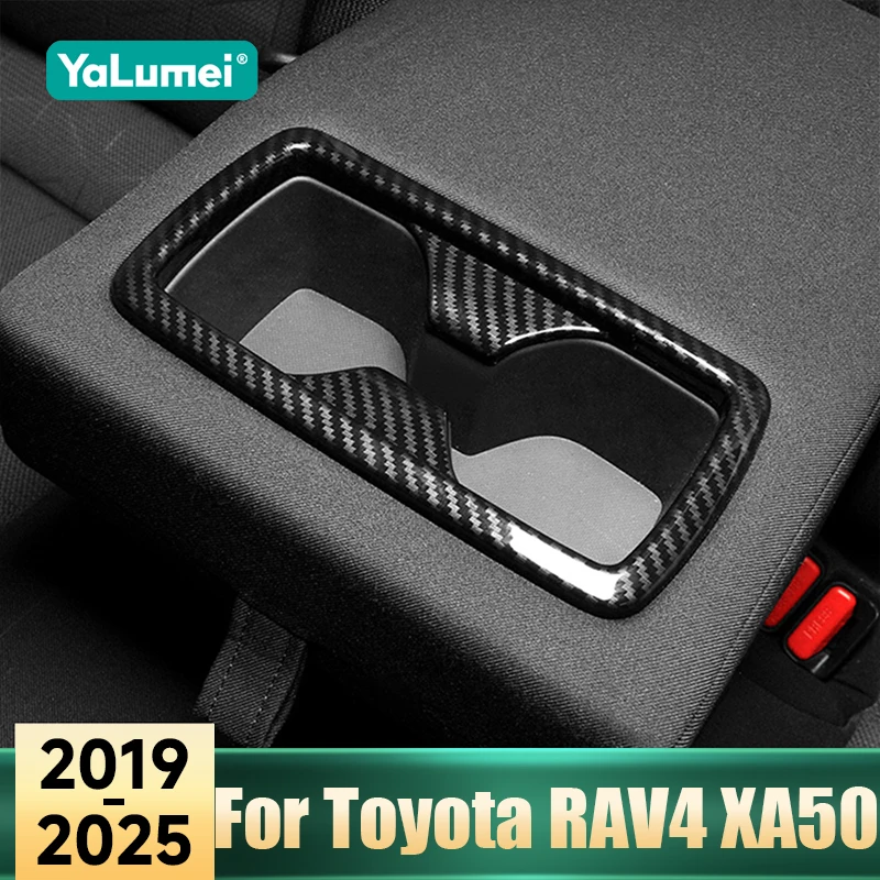 Für Toyota RAV4 XA50 2019 2020 2021 2022 2023 2024 2025 Hybrid-Auto Rücksitz Getränkehalter-Einsatz Tassenabdeckung Zubehör