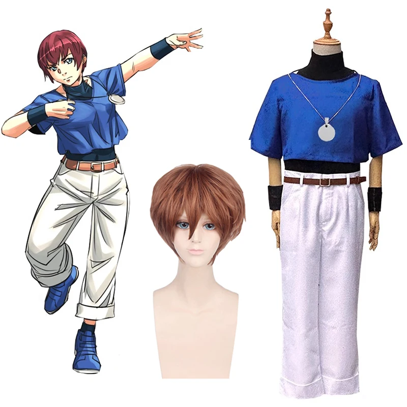 

Chris Cosplay Costumes The KOF 97 Role Play Uniform Halloween Christmas Carnival Dressing For Man