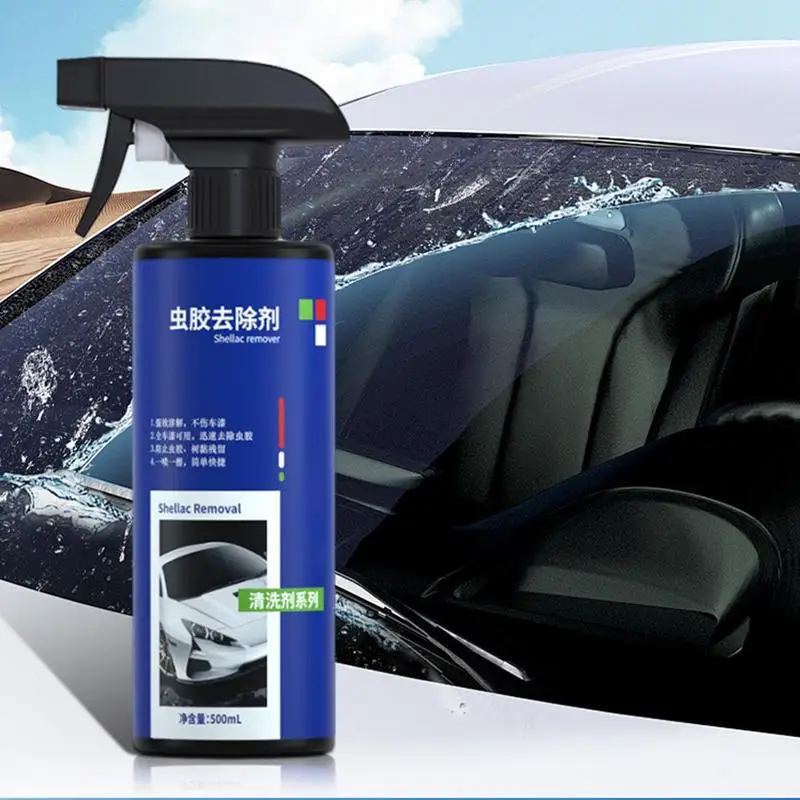 500ml Car Sticker Remover Fast-Acting Adhesive And Tree Sap Removal Tool Vehicle Cleaning Detergent Shellacs Remover